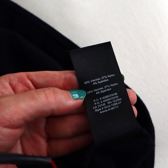 NWOT Aritzia Talula 90s Black Tulip Hem Tube Skirt - Picture 4 of 6